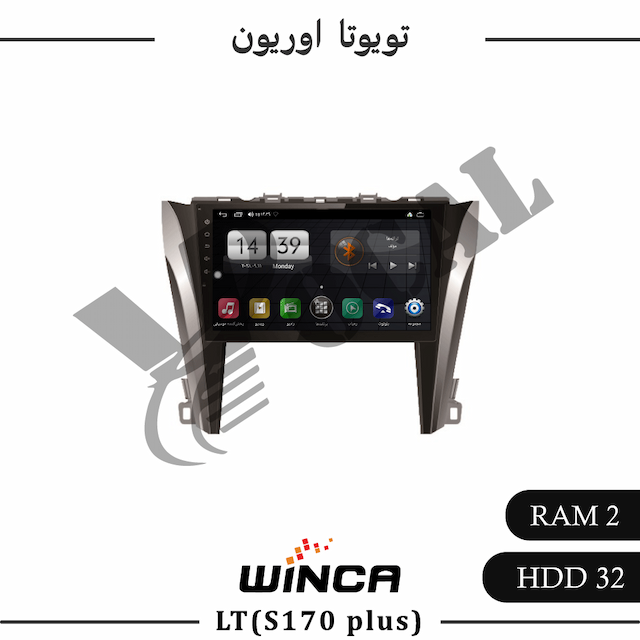 مانیتور تویوتا اوریون - سری LT855(S170 plus)